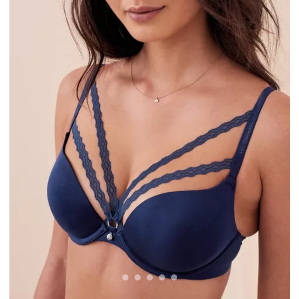 NWT black Adore Me Abi push up bra